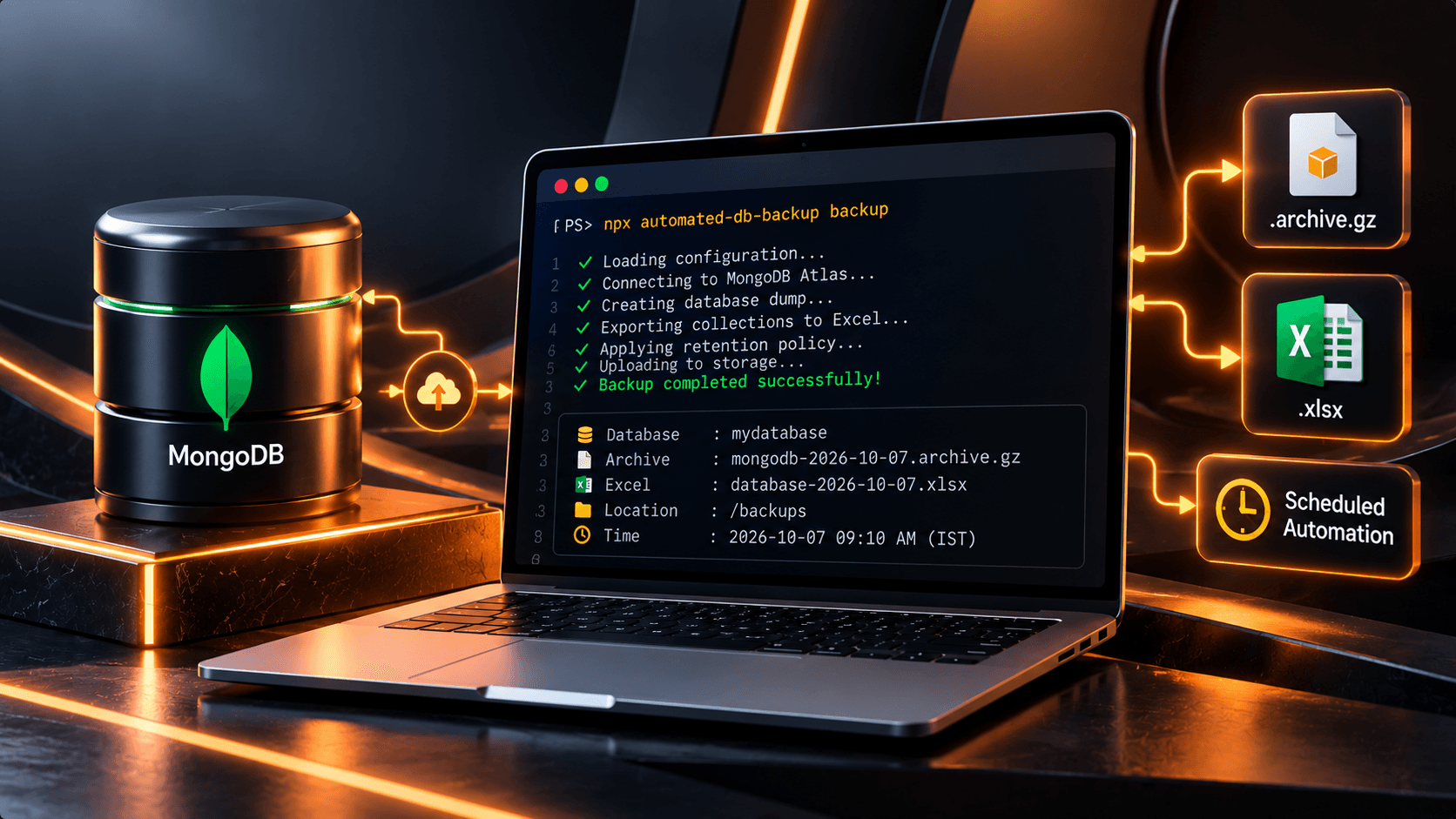 Automated MongoDB Backup screenshot
